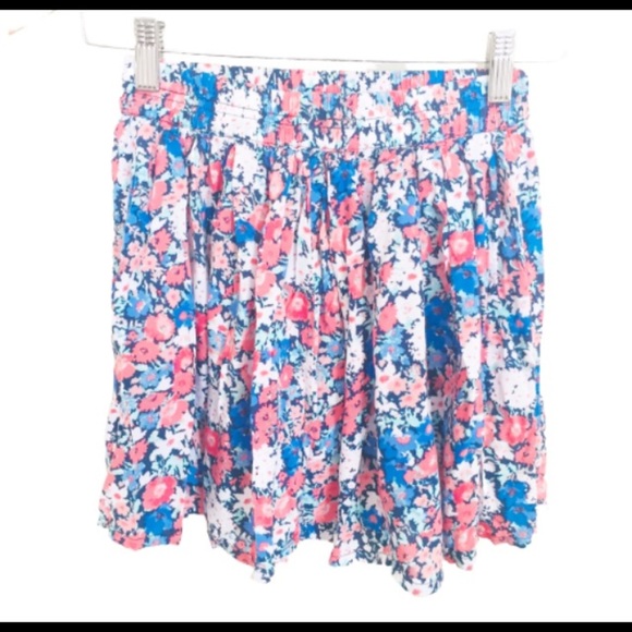 AEROPOSTALE Boho Floral Print Circle Skirt With Elastic Waist Pink Size Small - Picture 3 of 8